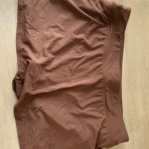 Brown swim skirt/skort lands end